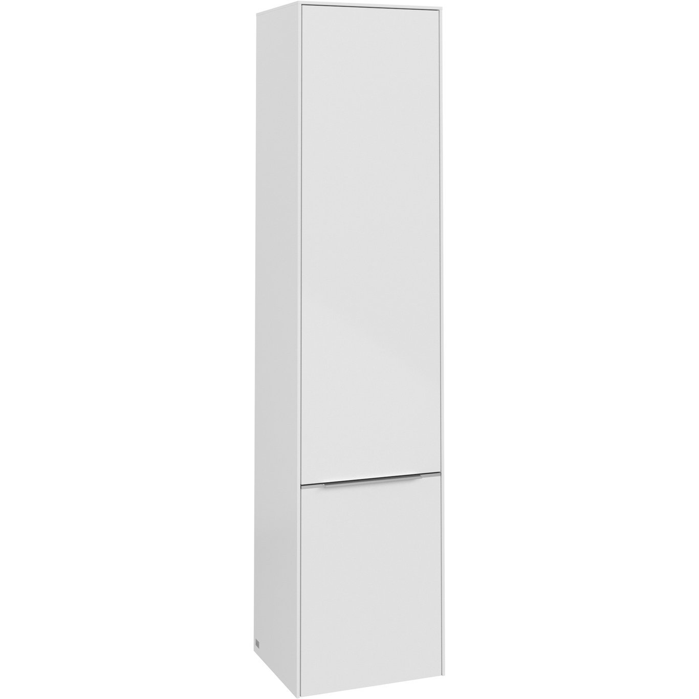 V&B SUBWAY 3.0 HØYSKAP 40X171 HØYRE 2 DØRER BRILLIANT WHITE HÅNDTAK I KROM