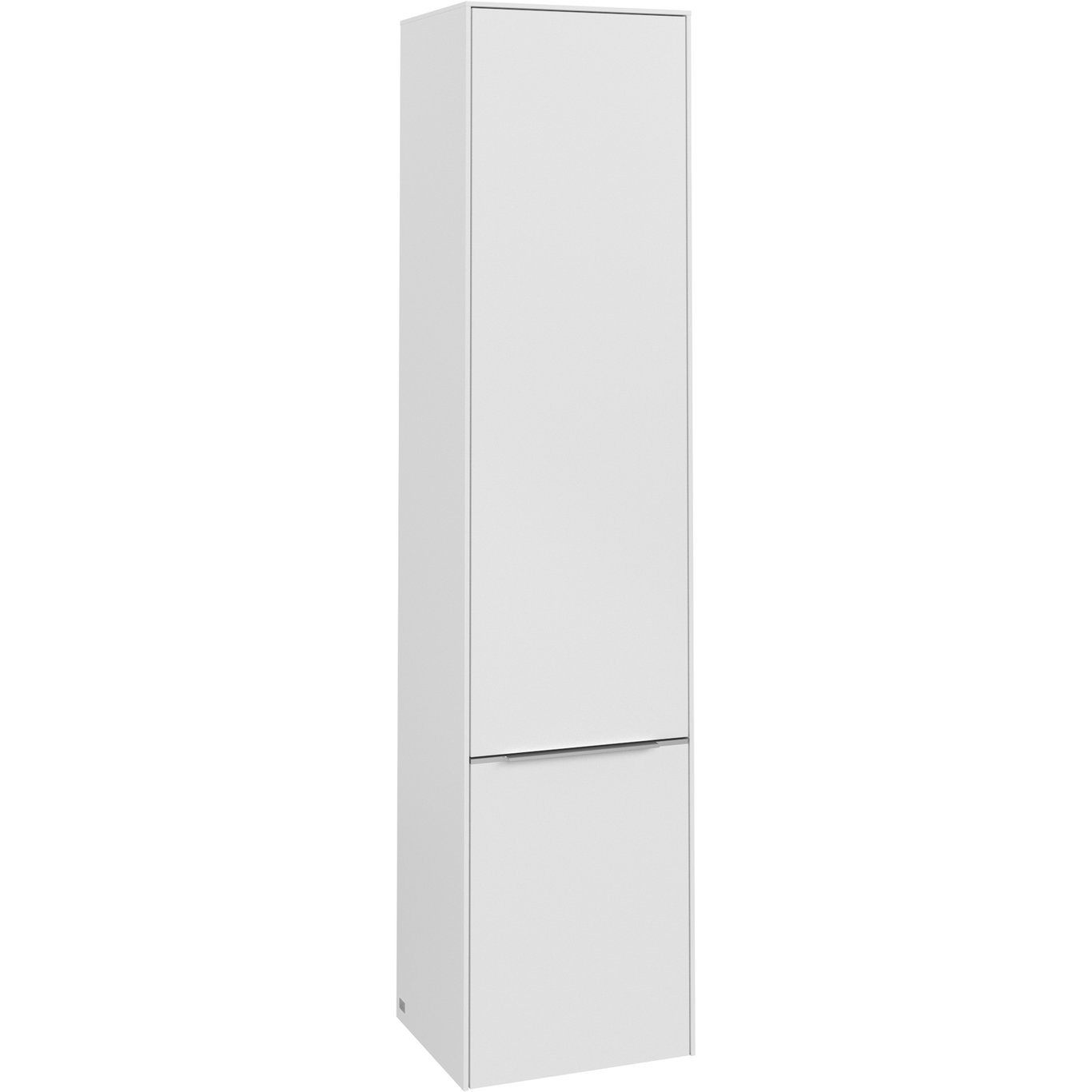V&B SUBWAY 3.0 HØYSKAP 40X171 HØYRE 2 DØRER PURE WHITE HÅNDTAK I KROM