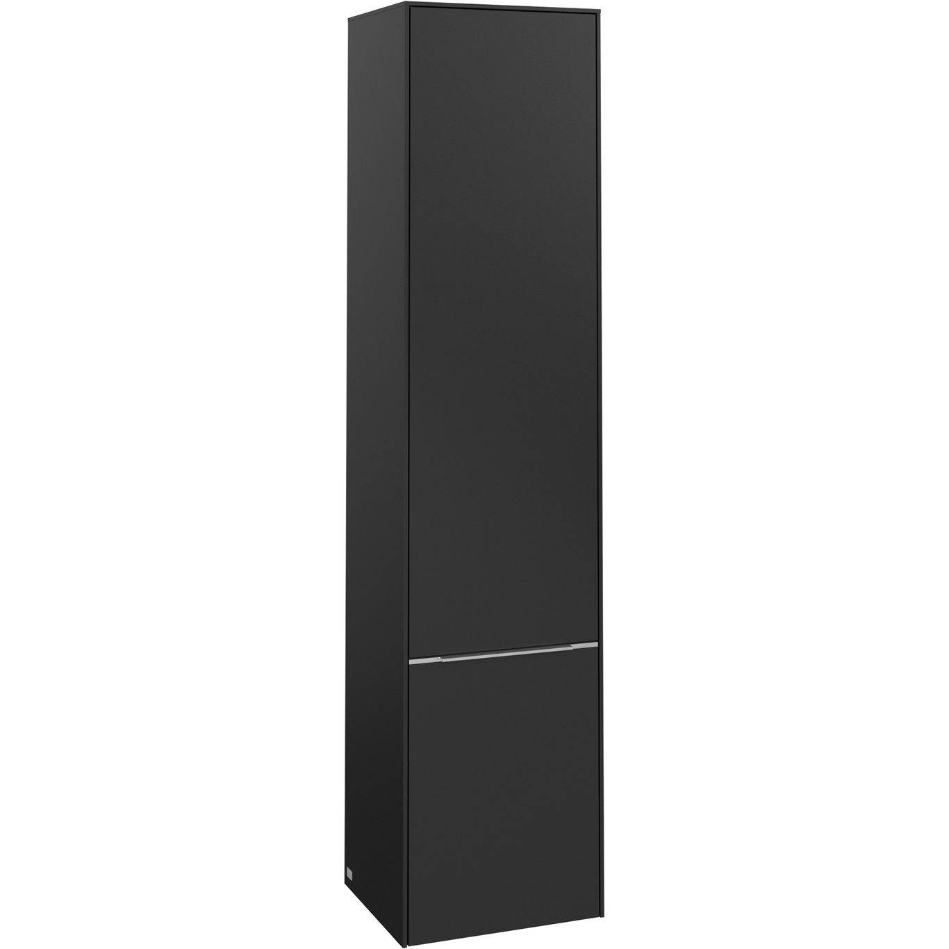 V&B SUBWAY 3.0 HØYSKAP 40X171 HØYRE 2 DØRER VOLCANO BLACK HÅNDTAK I KROM V&B SUBWAY 3.0 HØYSKAP 40X171 HØYRE 2 DØRER VOLCANO BLACK HÅNDTAK I KROM