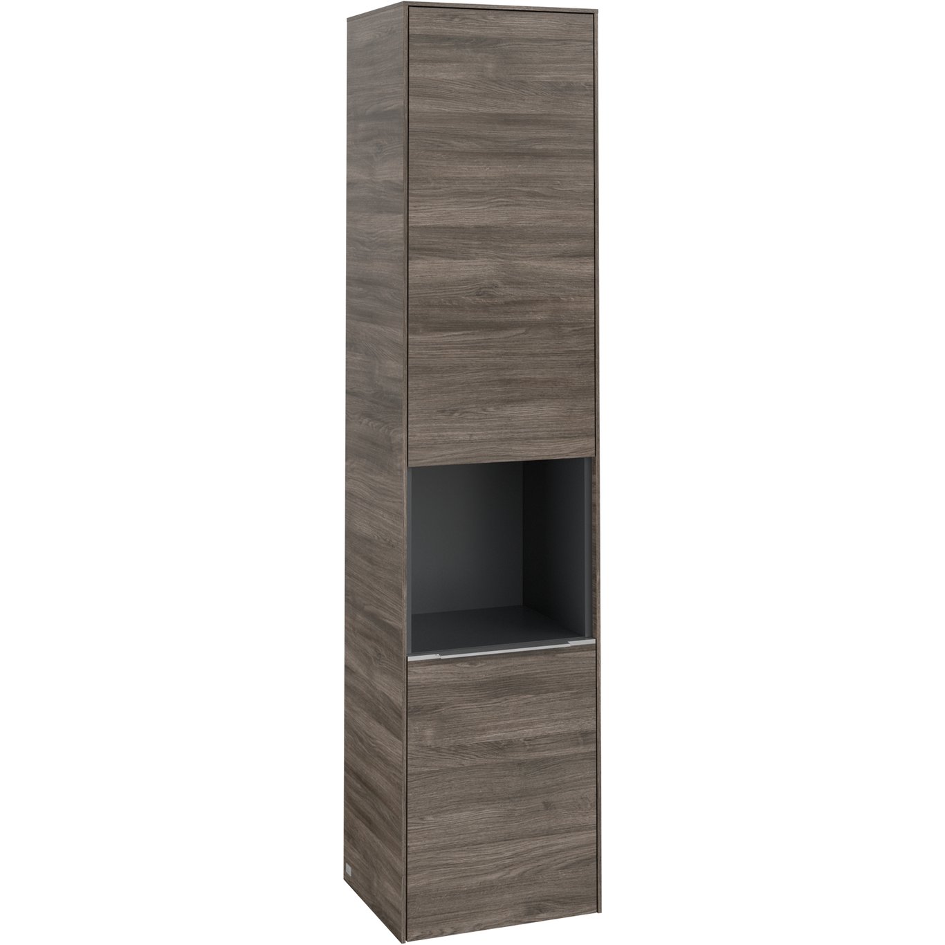 V&B SUBWAY 3.0 HØYSKAP 40X171 VENSTRE 2 DØRER & HYLLE STONE OAK HÅNDTAK I KROM V&B SUBWAY 3.0 HØYSKAP 40X171 VENSTRE 2 DØRER & HYLLE STONE OAK HÅNDTAK I KROM