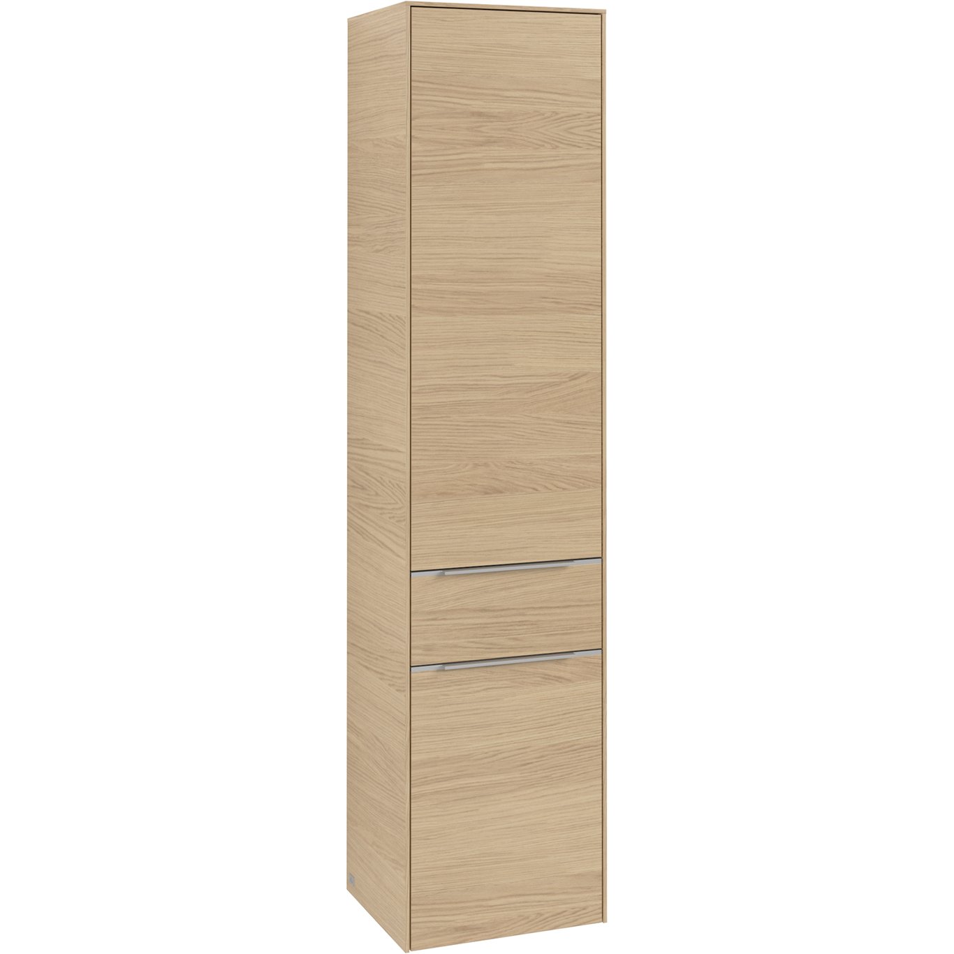 V&B SUBWAY 3.0 HØYSKAP 40X171 VENSTRE 2 DØRER & SKUFF NORDIC OAK HÅNDTAK I KROM V&B SUBWAY 3.0 HØYSKAP 40X171 VENSTRE 2 DØRER & SKUFF NORDIC OAK HÅNDTAK I KROM