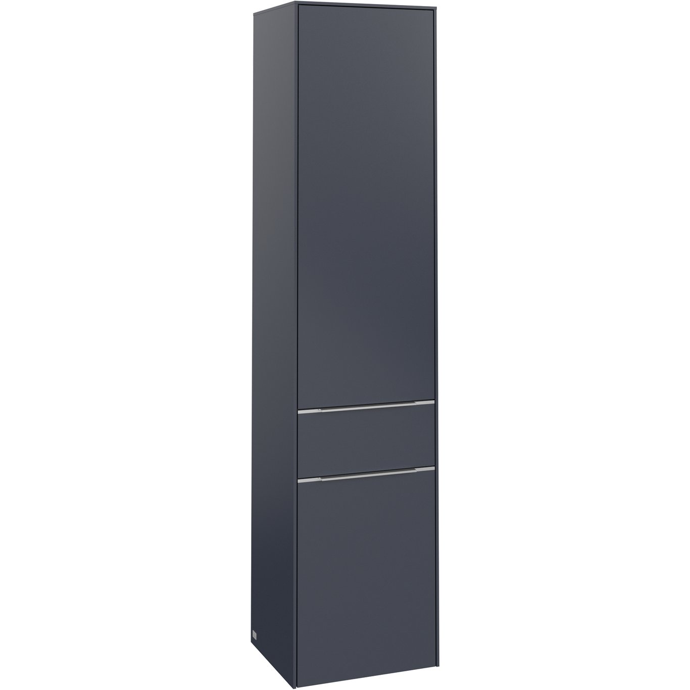 V&B SUBWAY 3.0 HØYSKAP 40X171 HØYRE 2 DØRER & SKUFF MARINE BLUE HÅNDTAK I KROM