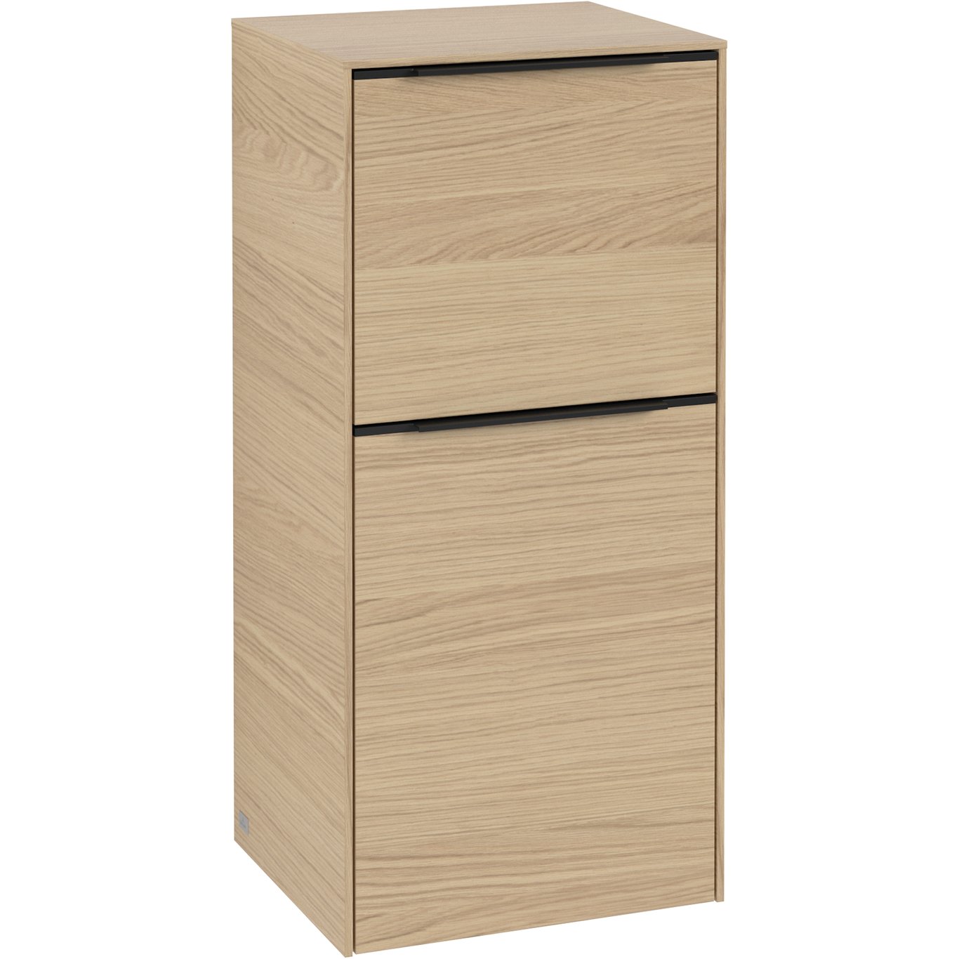 V&B SUBWAY 3.0 SIDESKAP 40X86 VENSTRE NORDIC OAK HÅNDTAK I VOLCANO BLACK
