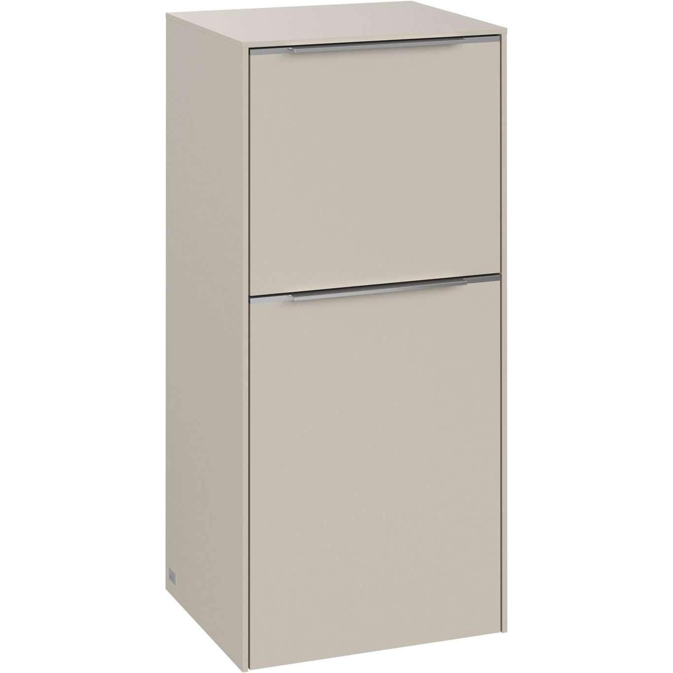 V&B SUBWAY 3.0 SIDESKAP 40X86 VENSTRE CASHMERE GREY HÅNDTAK I KROM