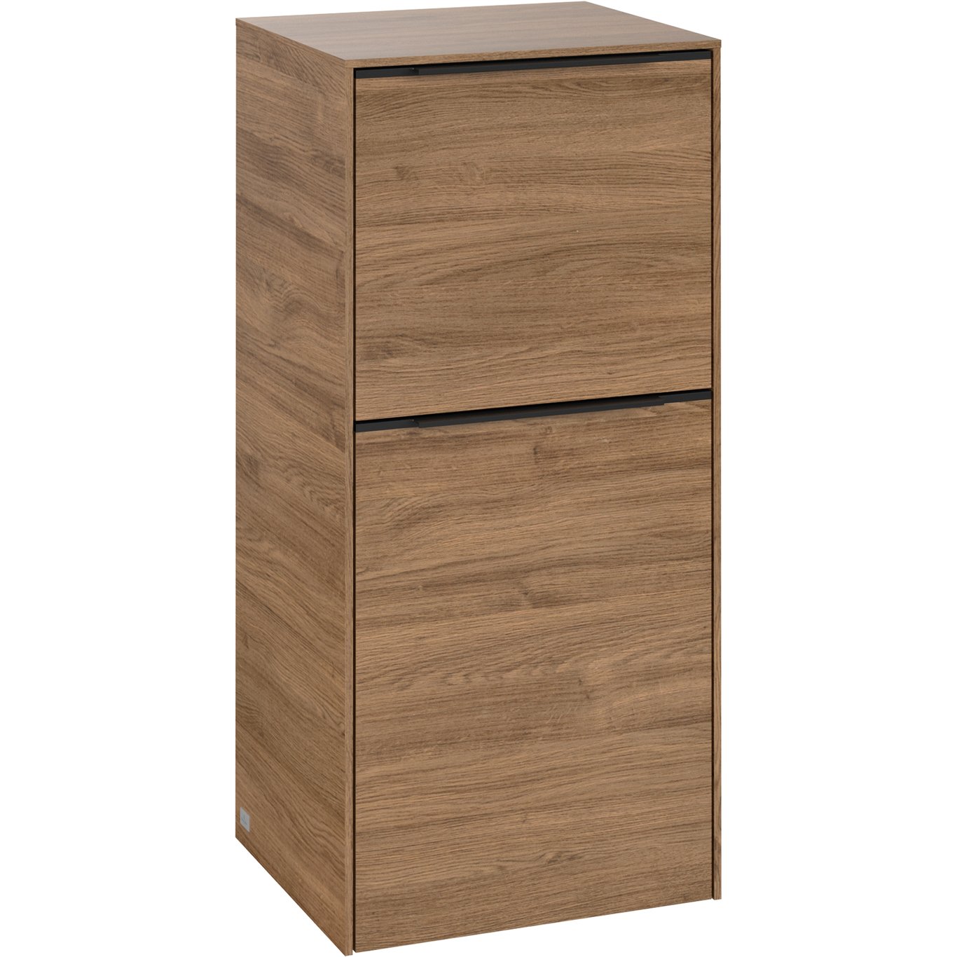V&B SUBWAY 3.0 SIDESKAP 40X86 HØYRE KANSAS OAK HÅNDTAK I VOLCANO BLACK