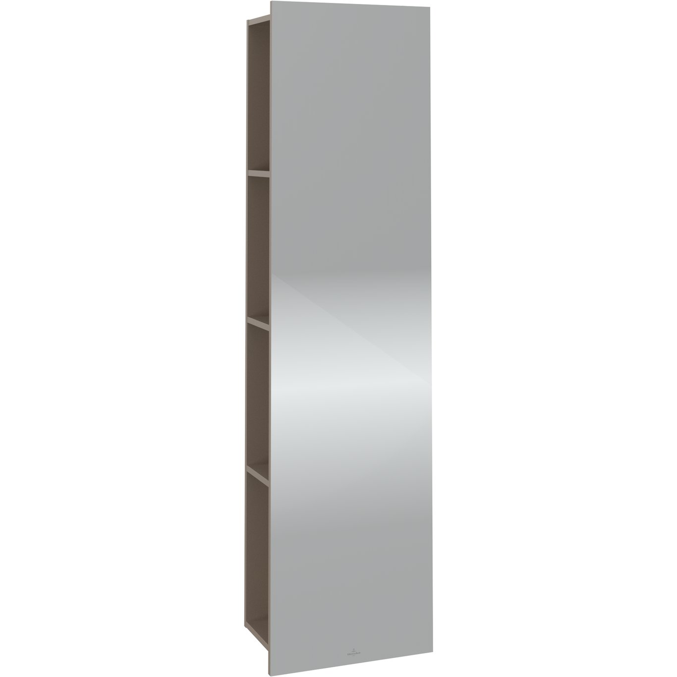 V&B SUBWAY 3.0 SPEILHYLLE 40X171 VENSTRE TAUPE HÅNDTAK I KROM