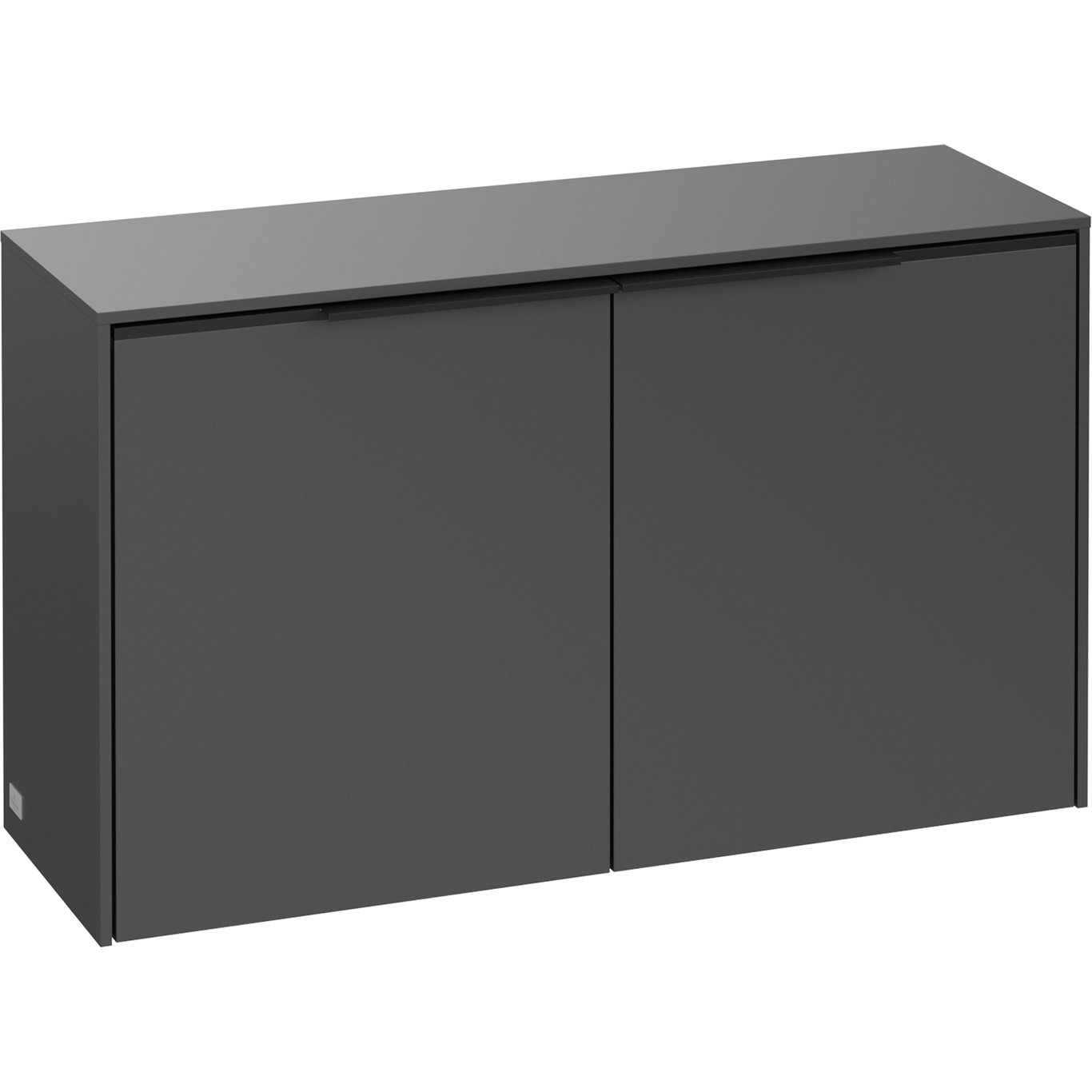 V&B SUBWAY 3.0 SIDESKAP 80X42 BLACK GRAPHITE HÅNDTAK I VOLCANO