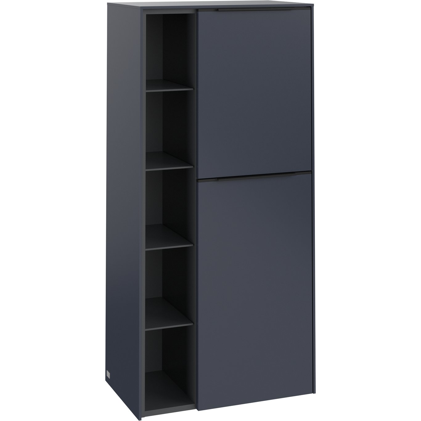 V&B SUBWAY 3.0 SIDESKAP 57X120 HØYRE MARINE BLUE HÅNDTAK I VOLCANO BLACK V&B SUBWAY 3.0 SIDESKAP 57X120 HØYRE MARINE BLUE HÅNDTAK I VOLCANO BLACK