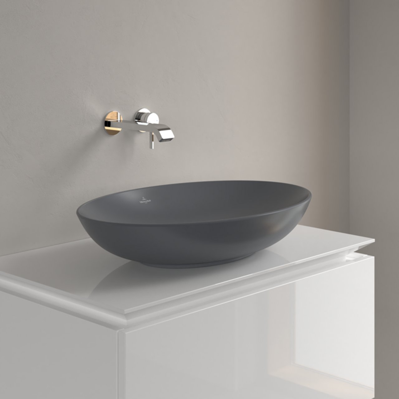 V&B LOOP & FRIENDS OVAL SERVANT C+ 62X42 U/OVERLØP GRAPHITE V&B LOOP & FRIENDS OVAL SERVANT C+ 62X42 U/OVERLØP GRAPHITE