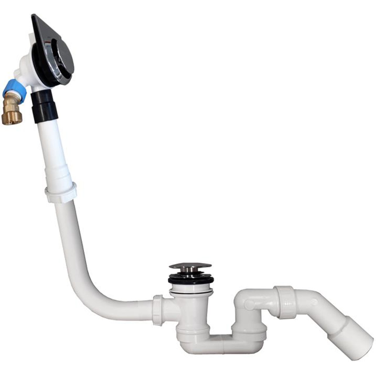 V&B AV- OG OVERLØPSSETT M/VANNPÅFYLLING VIA OVERLØP TIL OBERON 2.0 BADEKAR STONE WHITE V&B AV- OG OVERLØPSSETT M/VANNPÅFYLLING VIA OVERLØP TIL OBERON 2.0 BADEKAR STONE WHITE