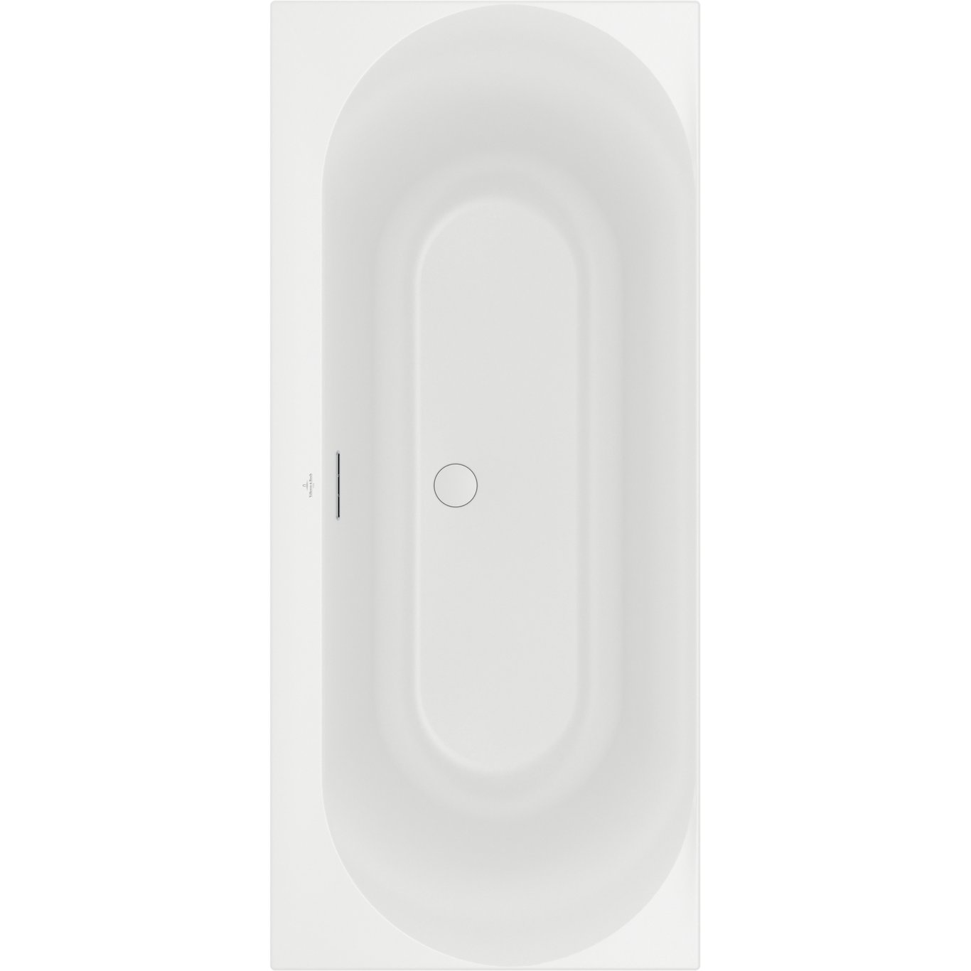 V&B LOOP & FRIENDS OVAL DUO BADEKAR 170X75 FOR INNBYGGING STONE WHITE V&B LOOP & FRIENDS OVAL DUO BADEKAR 170X75 FOR INNBYGGING STONE WHITE