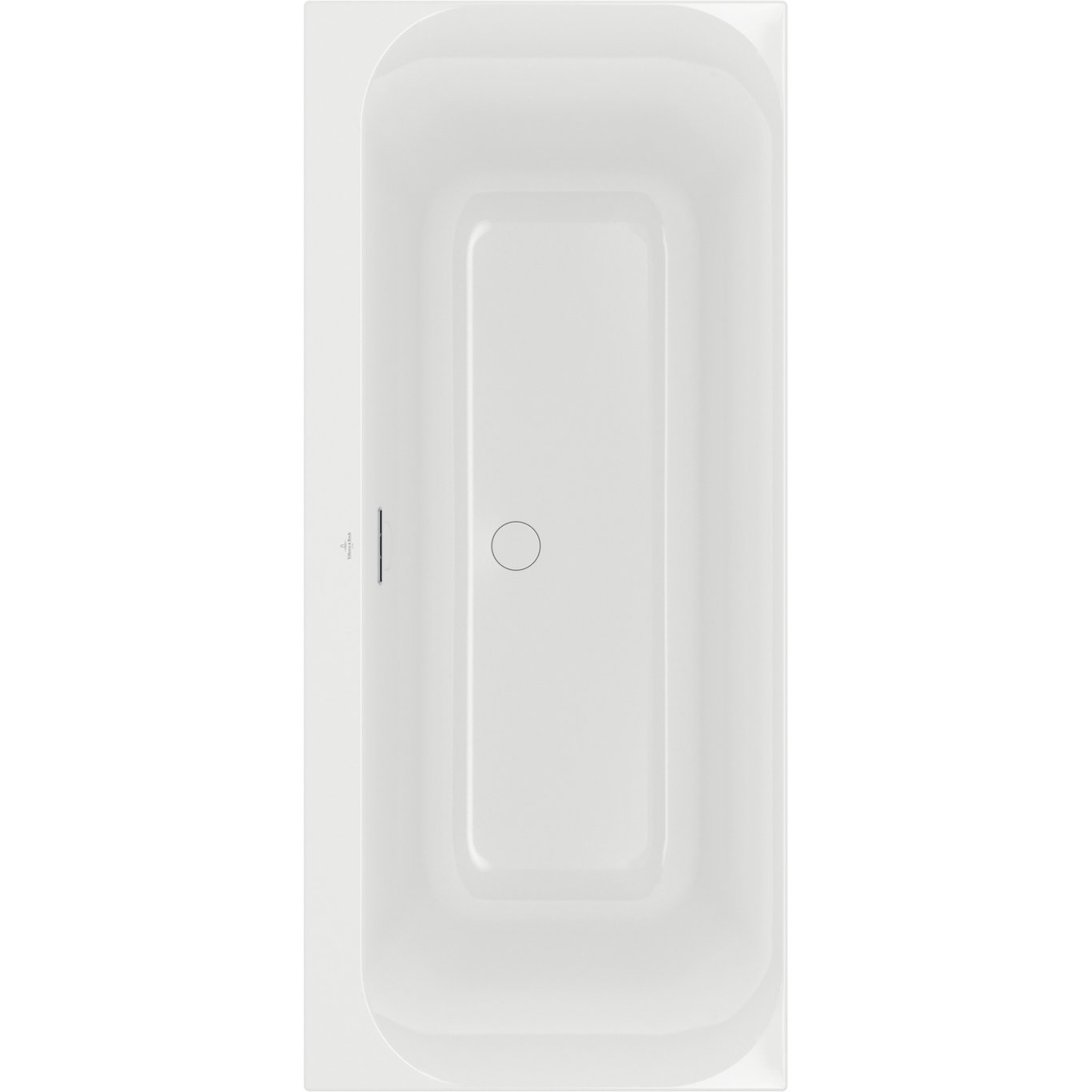 V&B LOOP & FRIENDS SQUARE DUO BADEKAR 170X75 FOR INNBYGGING HVIT ALPIN V&B LOOP & FRIENDS SQUARE DUO BADEKAR 170X75 FOR INNBYGGING HVIT ALPIN