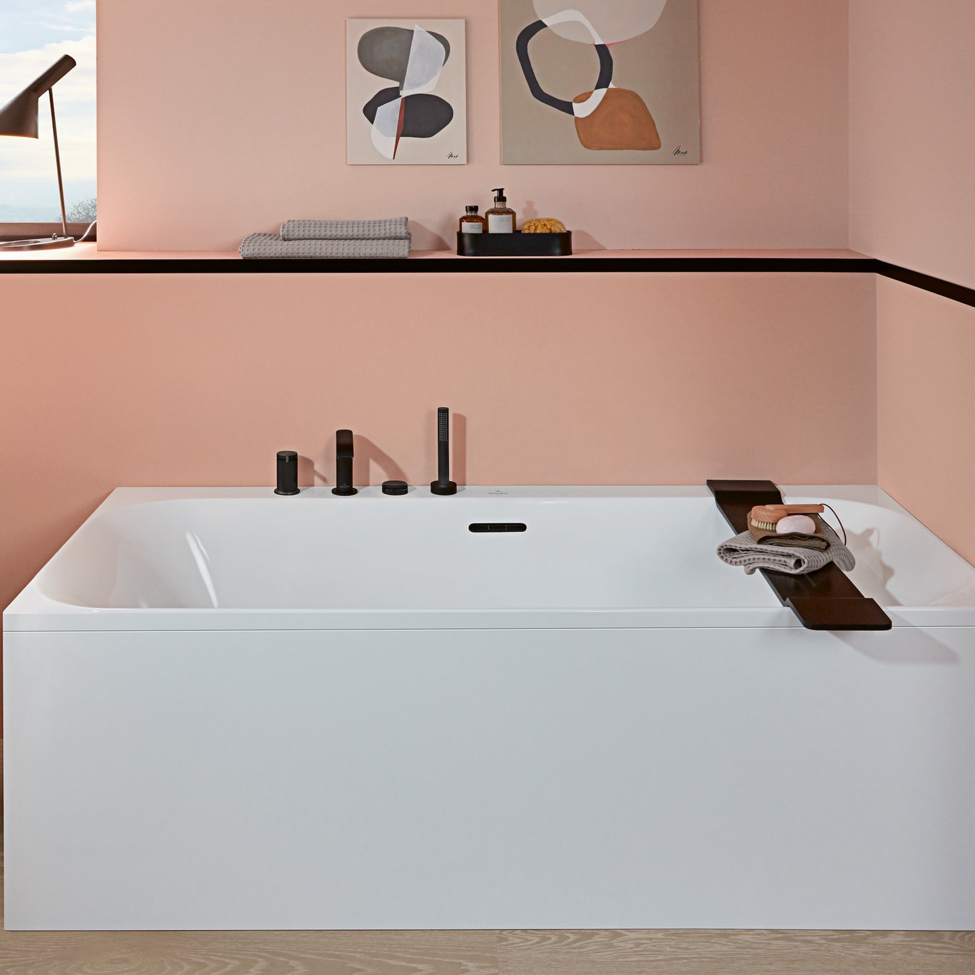 V&B LOOP & FRIENDS SQUARE DUO BADEKAR 180X80 FOR INNBYGGING HVIT ALPIN V&B LOOP & FRIENDS SQUARE DUO BADEKAR 180X80 FOR INNBYGGING HVIT ALPIN