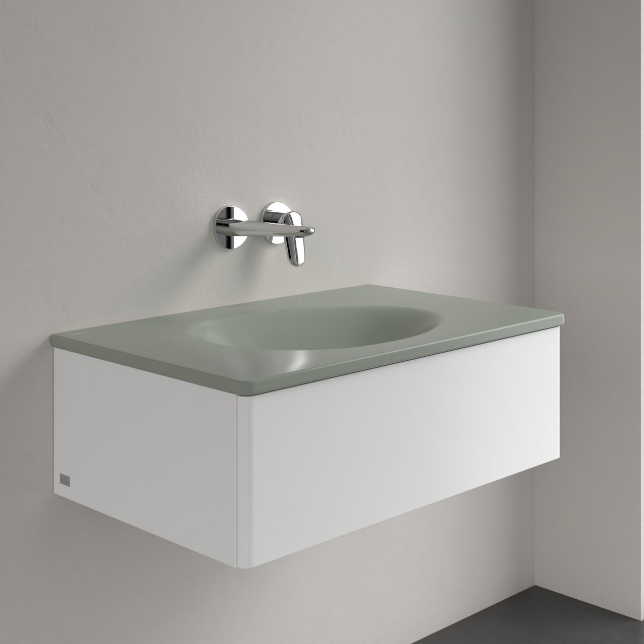 V&B ANTAO SERVANT C+ 80X50 U/OVERLØP MORNING GREEN V&B ANTAO SERVANT C+ 80X50 U/OVERLØP MORNING GREEN