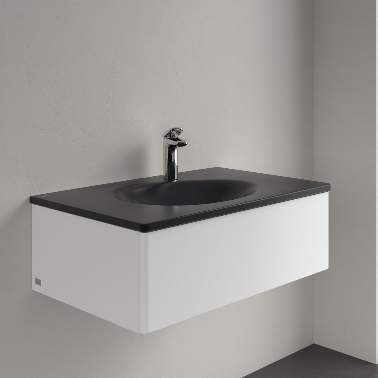 V&B ANTAO SERVANT C+ 80X50 M/SKJULT OVERLØP PURE BLACK V&B ANTAO SERVANT C+ 80X50 M/SKJULT OVERLØP PURE BLACK