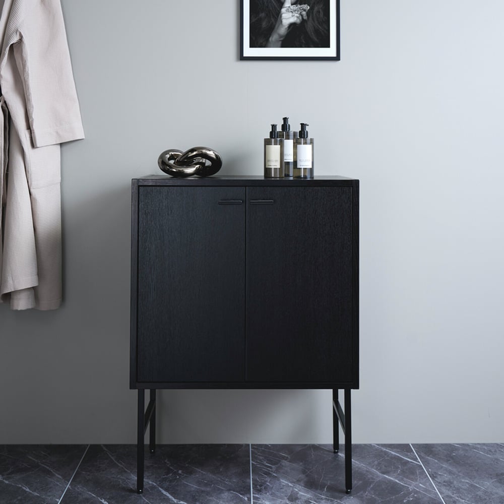 GUSTAVSBERG ARTIC VEGGSKAP 60X32 SORT ASK FINER