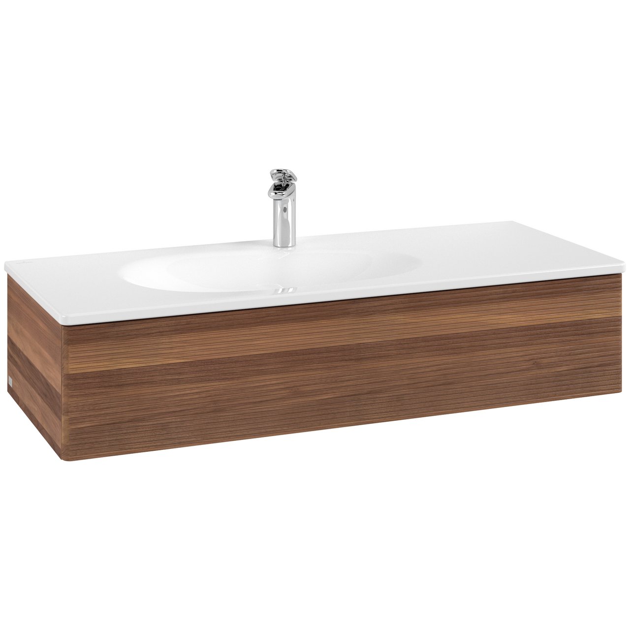 V&B ANTAO SERVANTSKAP 1 SKUFF RILLET 1188X256X493 VENSTRE VALNØTT V&B ANTAO SERVANTSKAP 1 SKUFF RILLET 1188X256X493 VENSTRE VALNØTT