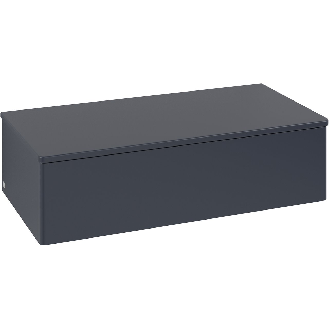 V&B ANTAO SIDESKAP 1 SKUFF GLATT 1000X268X500 BLÅ