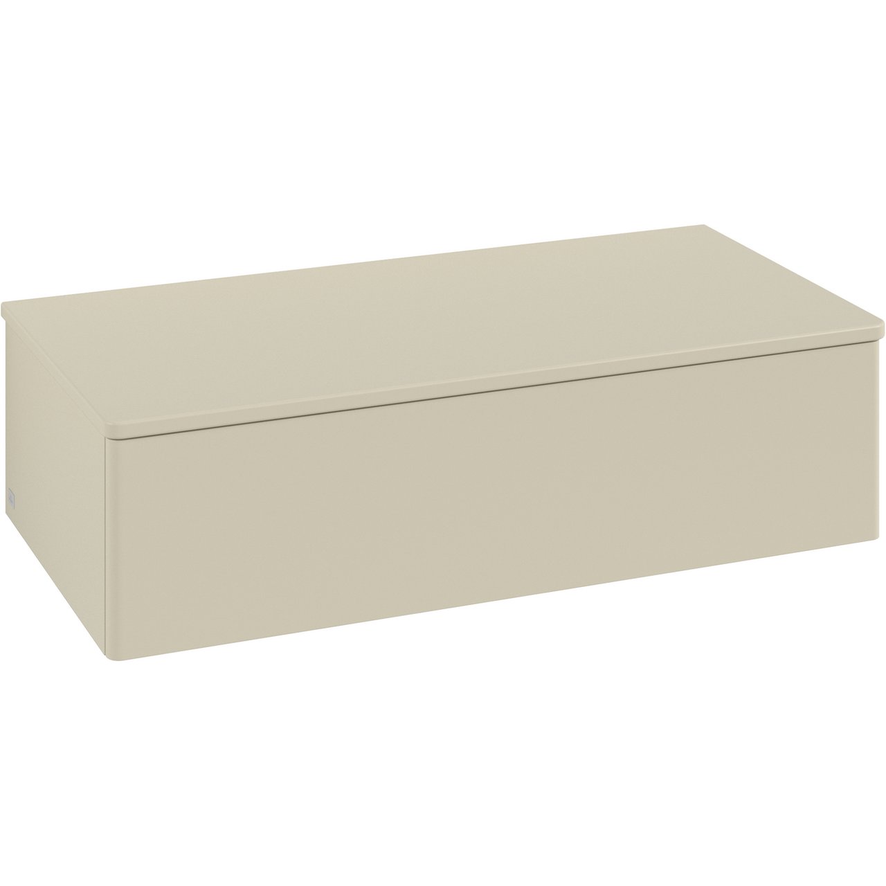 V&B ANTAO SIDESKAP 1 SKUFF GLATT 1000X268X500 SILKEGRÅ