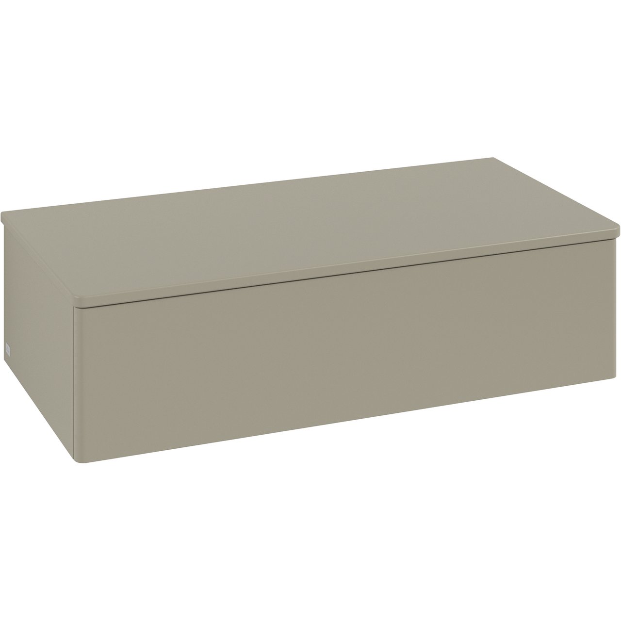 V&B ANTAO SIDESKAP 1 SKUFF GLATT 1000X268X500 STENGRÅ