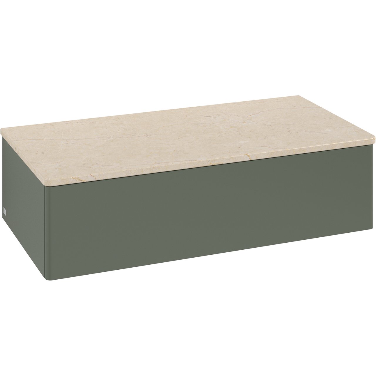 V&B ANTAO SIDESKAP 1 SKUFF GLATT 1000X268X500 GRØNN/CRÉME V&B ANTAO SIDESKAP 1 SKUFF GLATT 1000X268X500 GRØNN/CRÉME