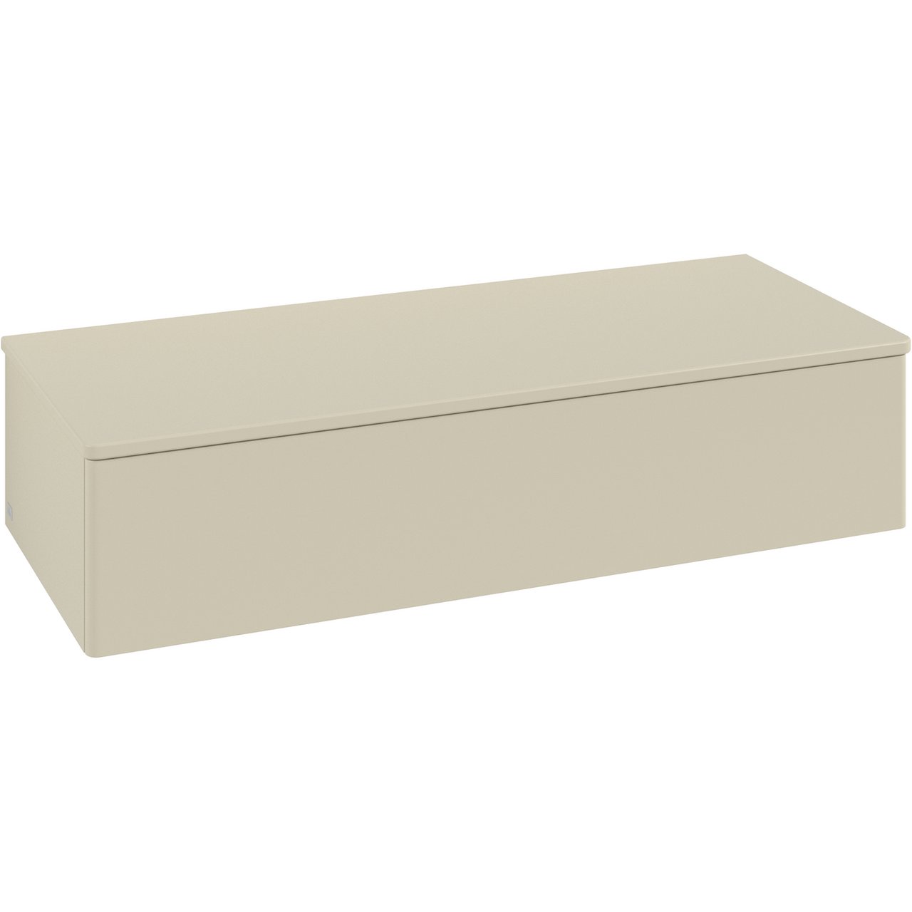 V&B ANTAO SIDESKAP 1 SKUFF GLATT 1200X268X500 SILKEGRÅ