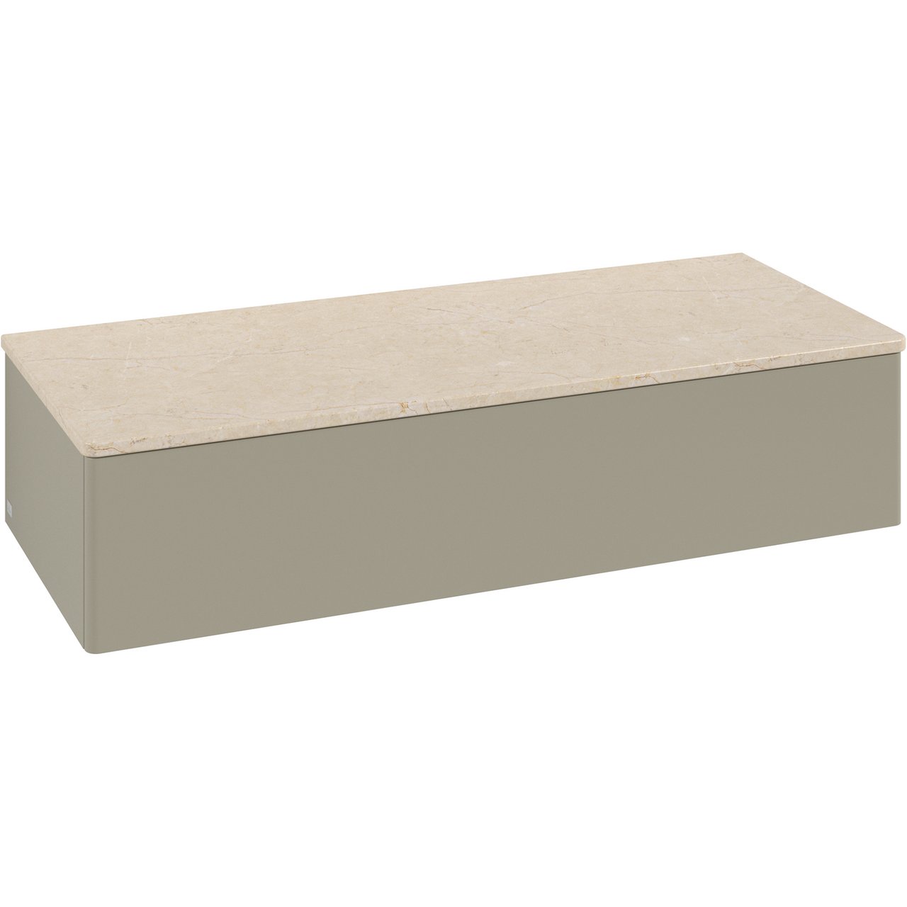 V&B ANTAO SIDESKAP 1 SKUFF GLATT 1200X268X500 STENGRÅ/CRÉME V&B ANTAO SIDESKAP 1 SKUFF GLATT 1200X268X500 STENGRÅ/CRÉME