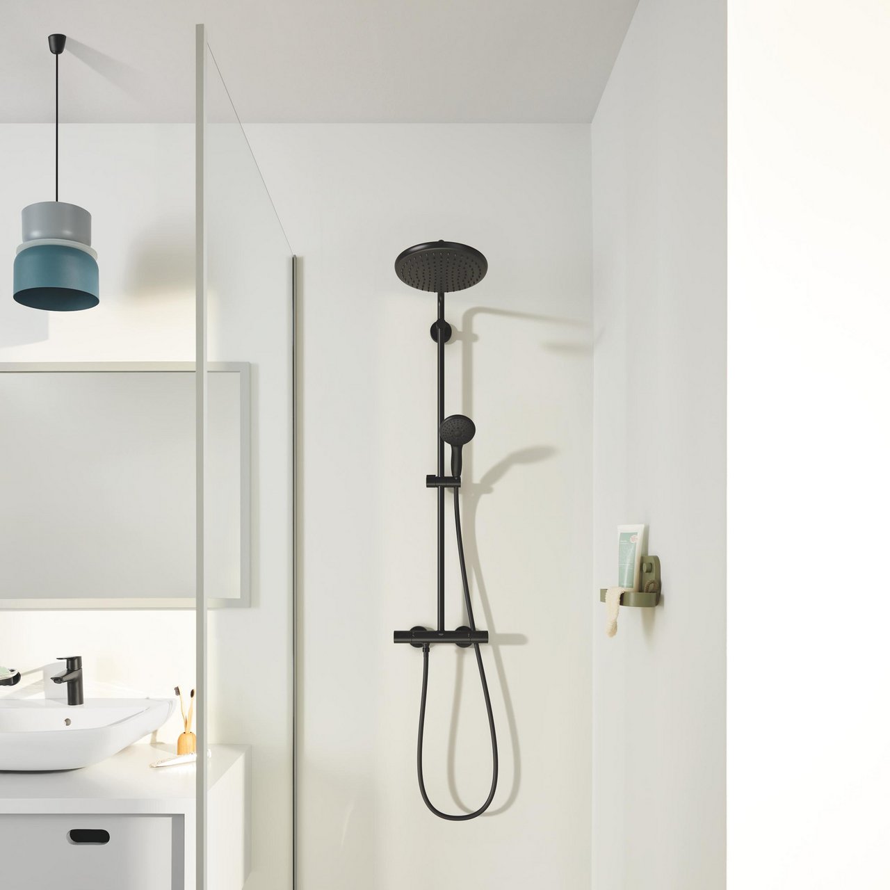 GROHE VITALIO START 250 DUSJSYSTEM MATT SORT GROHE VITALIO START 250 DUSJSYSTEM MATT SORT