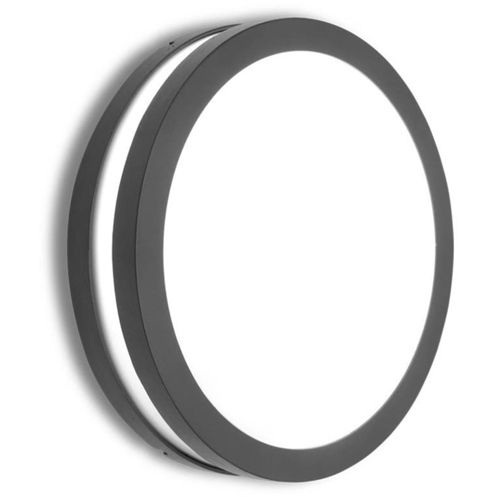 LUTEC ARCHITECTURAL TITAN VEGGHENGT LAMPE MØRK GRÅ LUTEC ARCHITECTURAL TITAN VEGGHENGT LAMPE MØRK GRÅ