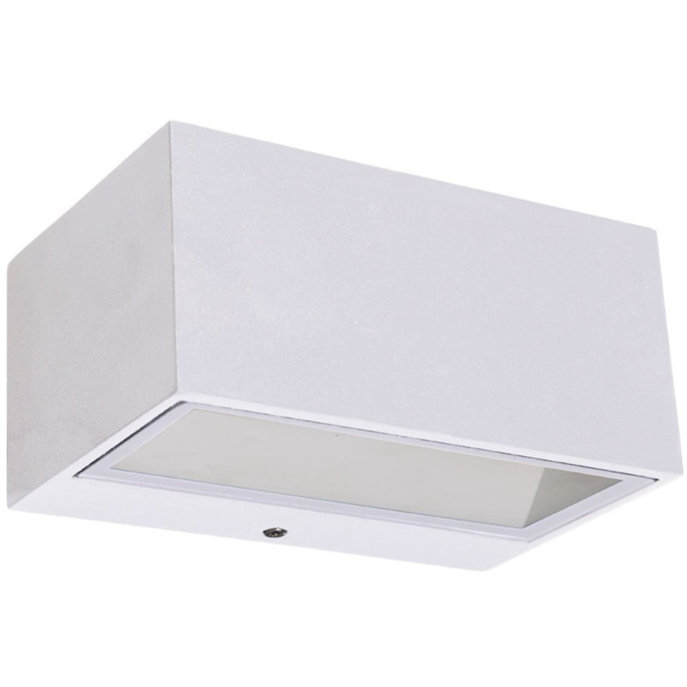 LUTEC ARCHITECTURAL GEMINI MATT HVIT VEGGHENGT LAMPE IP54