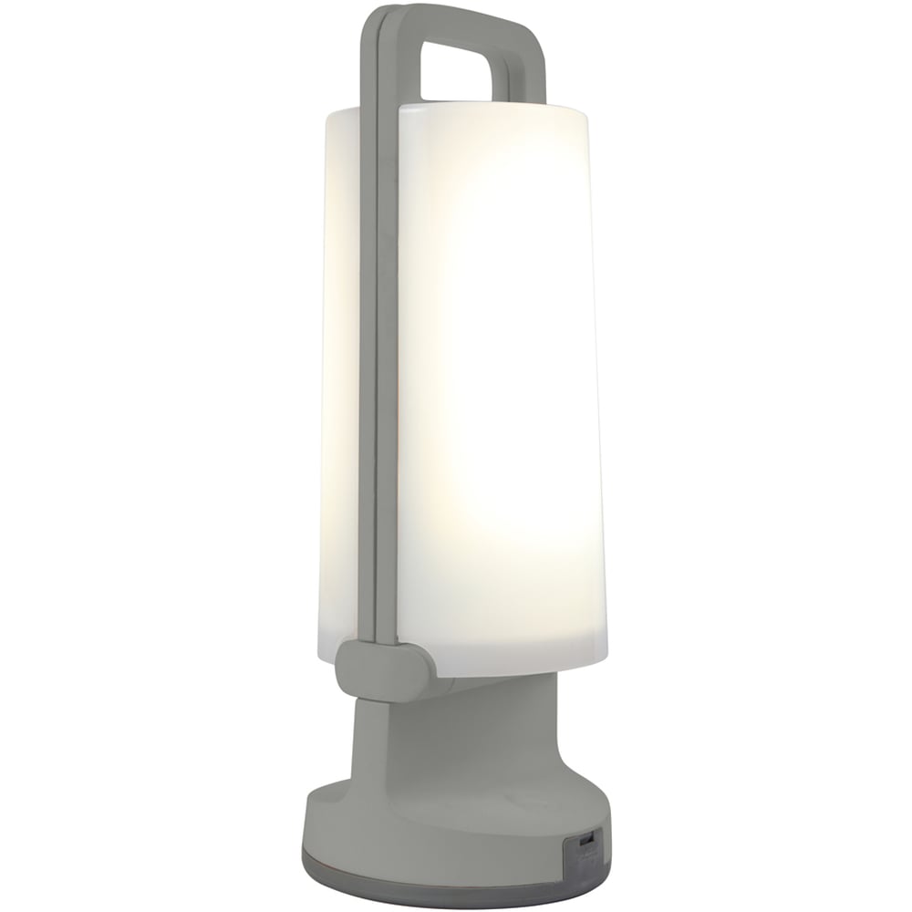 LUTEC DRAGONFLY SOLAR LAMPE SILVER GREY