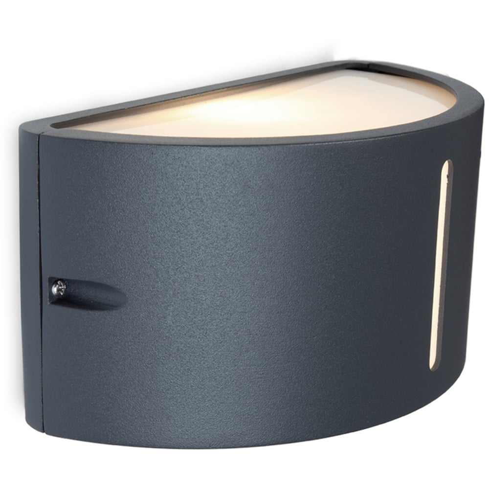 LUTEC ARCHITECTURAL BONN VEGGHENGT LAMPE MØRK GRÅ