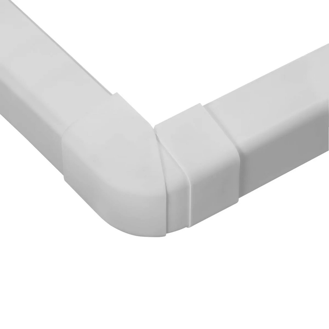 UTVENDIG VINKLE JUSTERBAR 80X60MM, HVIT