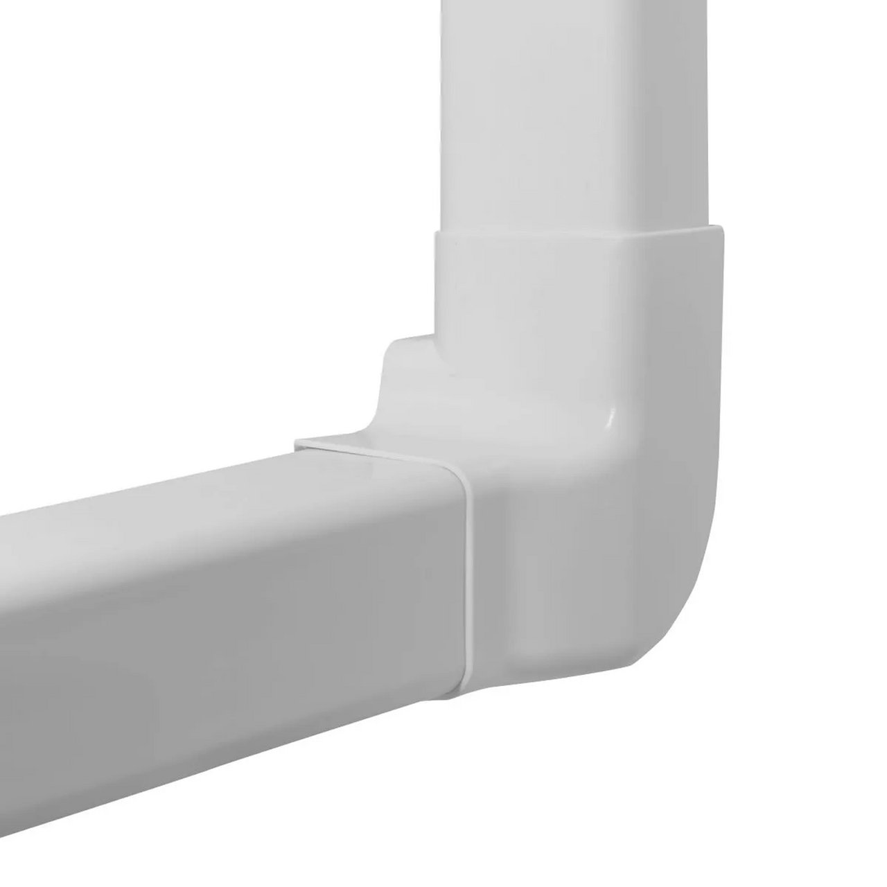 VERTIKAL VINKEL VENSTRE 80X60MM, HVIT VERTIKAL VINKEL VENSTRE 80X60MM, HVIT