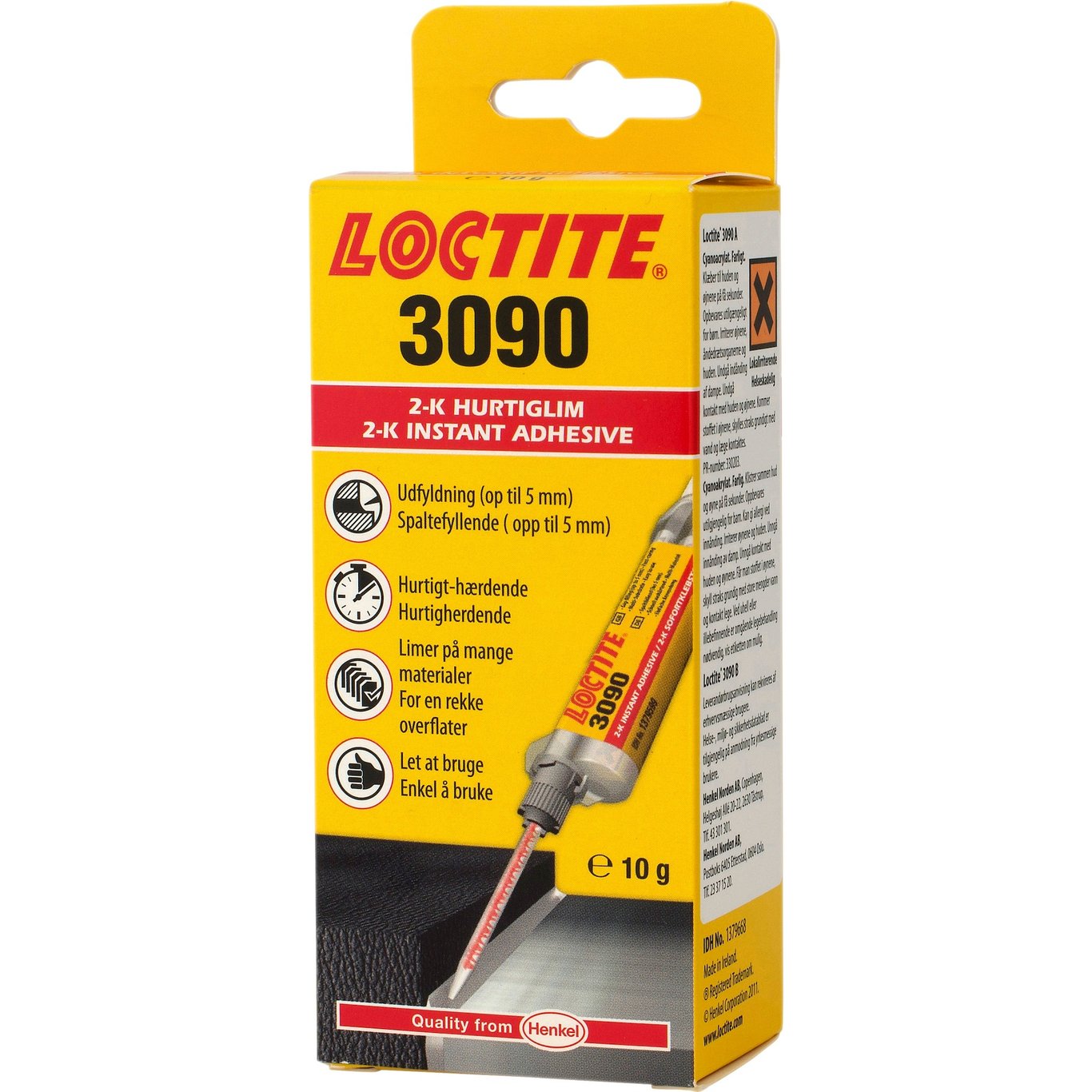 LOCTITE HURTIGLIM ALLROUND 3090 10G+1G LOCTITE HURTIGLIM ALLROUND 3090 10G+1G