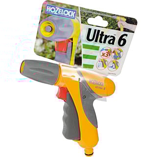 HOZELOCK VANNINGSPISTOL ULTRA 6 - 3 VANNINGSMØNSTRE