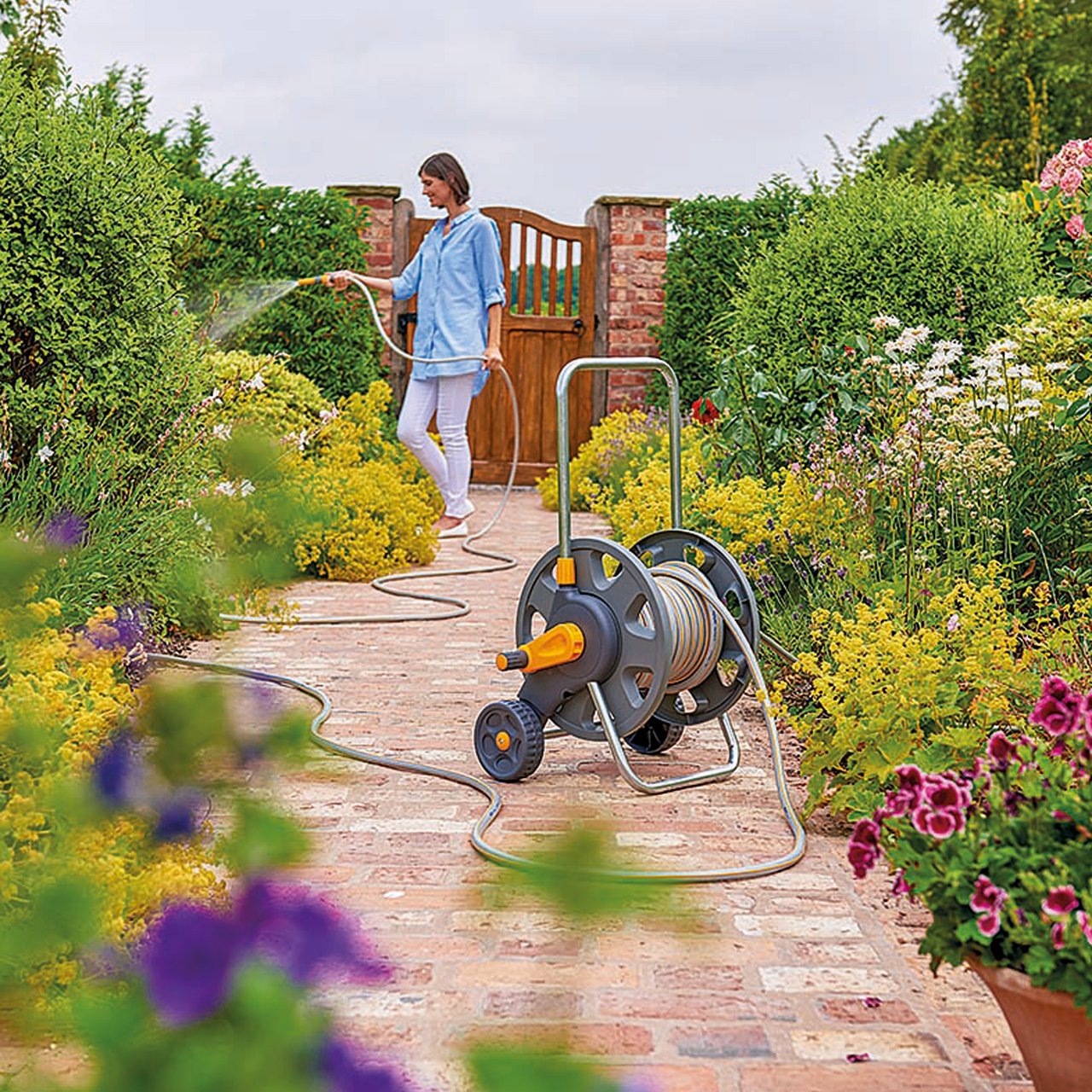 HOZELOCK SLANGEVOGN M/20 M SLANGE OG KOPLINGSETT HOZELOCK SLANGEVOGN M/20 M SLANGE OG KOPLINGSETT
