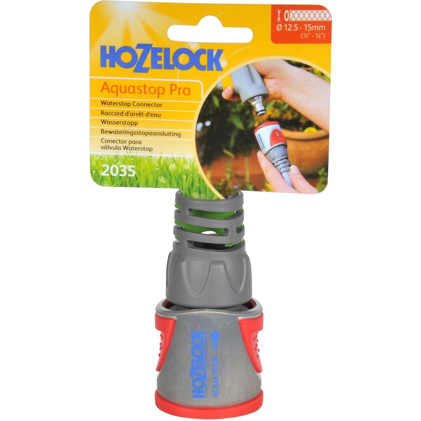HOZELOCK METALL HURTIGKOPLING M/VANNSTOPP HUN FOR 12.5MM - 15MM HOZELOCK METALL HURTIGKOPLING M/VANNSTOPP HUN FOR 12.5MM - 15MM