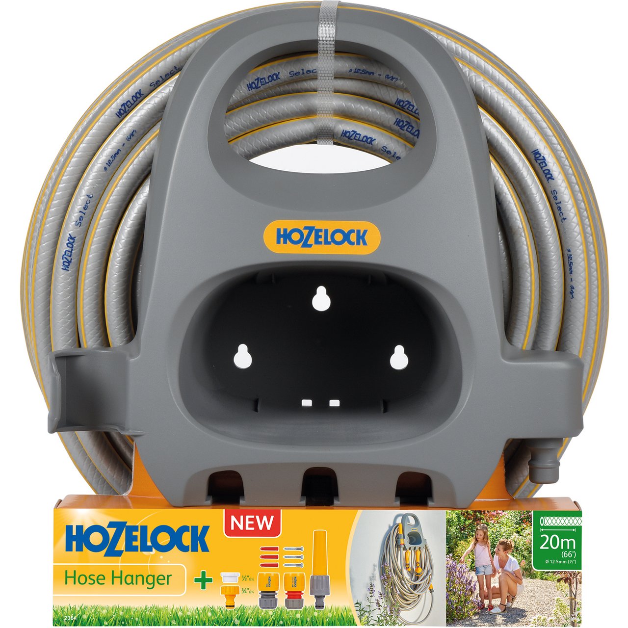 HOZELOCK SLANGEHOLDER M 20M SLANGE OG KOBLINGSETT HOZELOCK SLANGEHOLDER M 20M SLANGE OG KOBLINGSETT