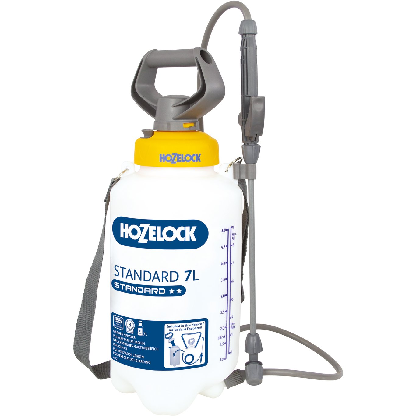 HOZELOCK TRYKKSPRØYTE 7L HOZELOCK TRYKKSPRØYTE 7L