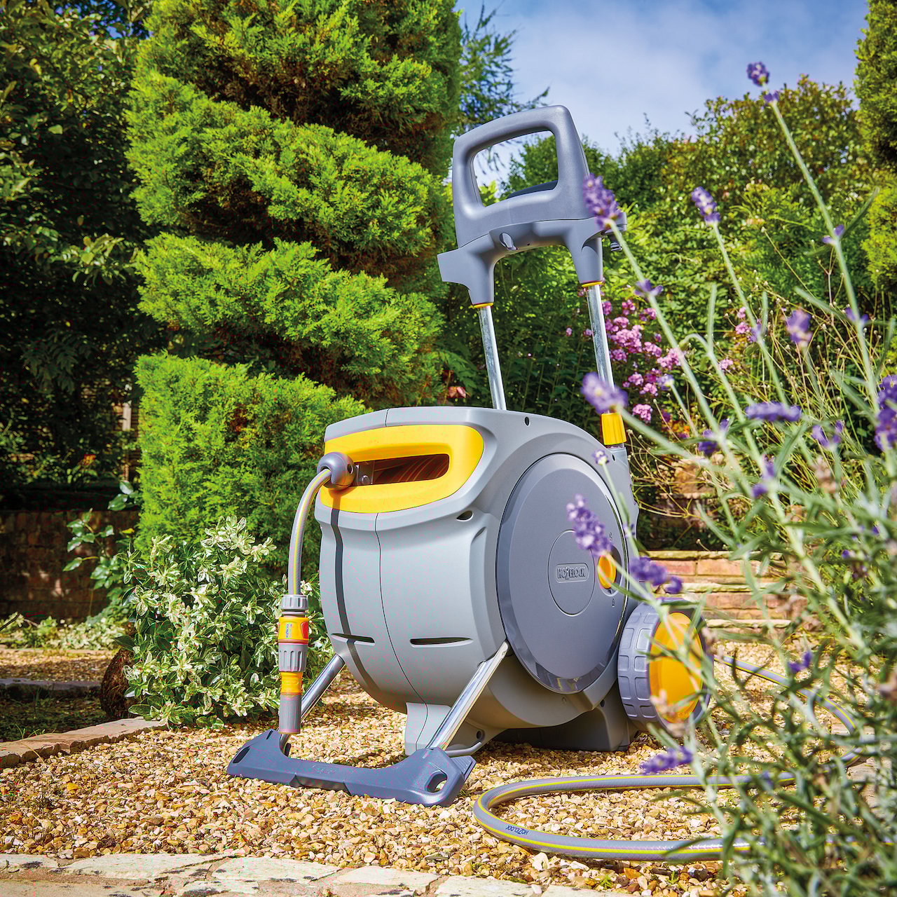 HOZELOCK SLANGEVOGN MED AUTOMATISK INNTREKK 35M SLANGE HOZELOCK SLANGEVOGN MED AUTOMATISK INNTREKK 35M SLANGE