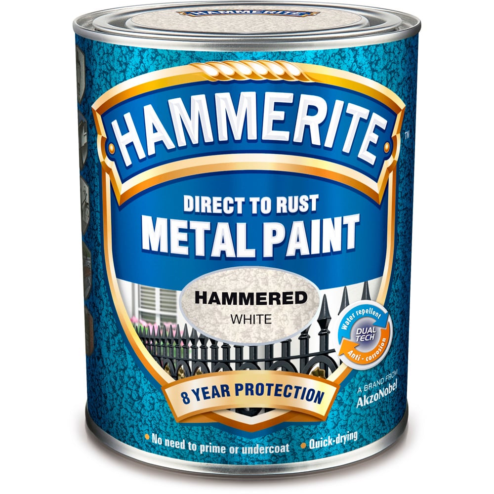 HAMMERITE HAMMER EFFECT HVIT 0.75L