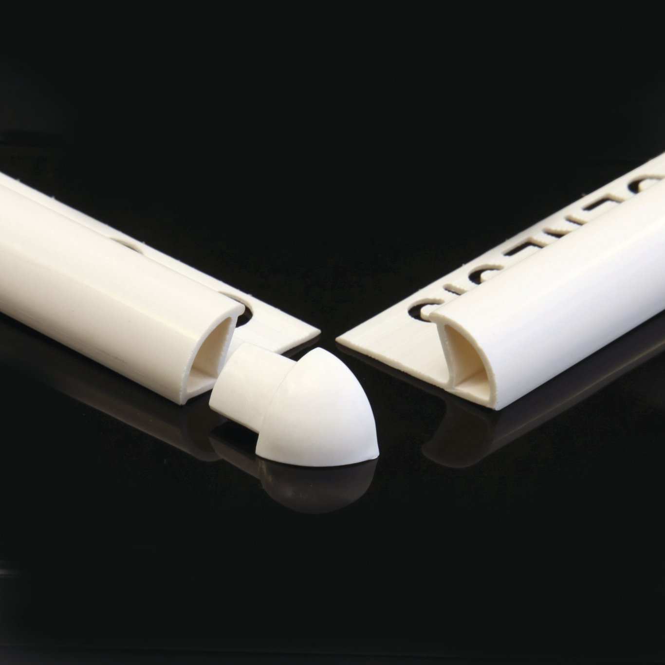 GENESIS HJØRNESTYKKE UTV. 12 MM 4PK. HVIT PDP124.01 (TIL ETR)