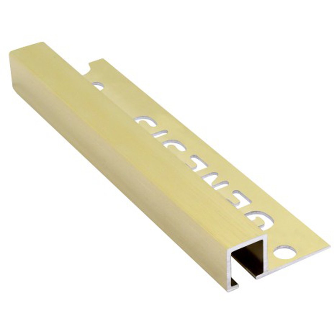 GENESIS HJØRNELIST UTV. 10 MM FIRKANT TDP BØRSTET MESSING 2,5 M GENESIS HJØRNELIST UTV. 10 MM FIRKANT TDP BØRSTET MESSING 2,5 M