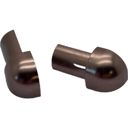 GENESIS HJØRNESTYKKE UTV. 10MM BLANK KOBBER EAC 2-PK