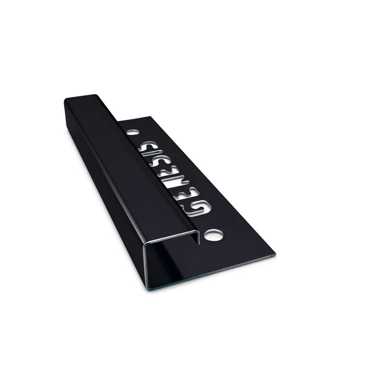 GENESIS EQQ120.117 12MM FIRKANTLIST STÅL MATT SVART