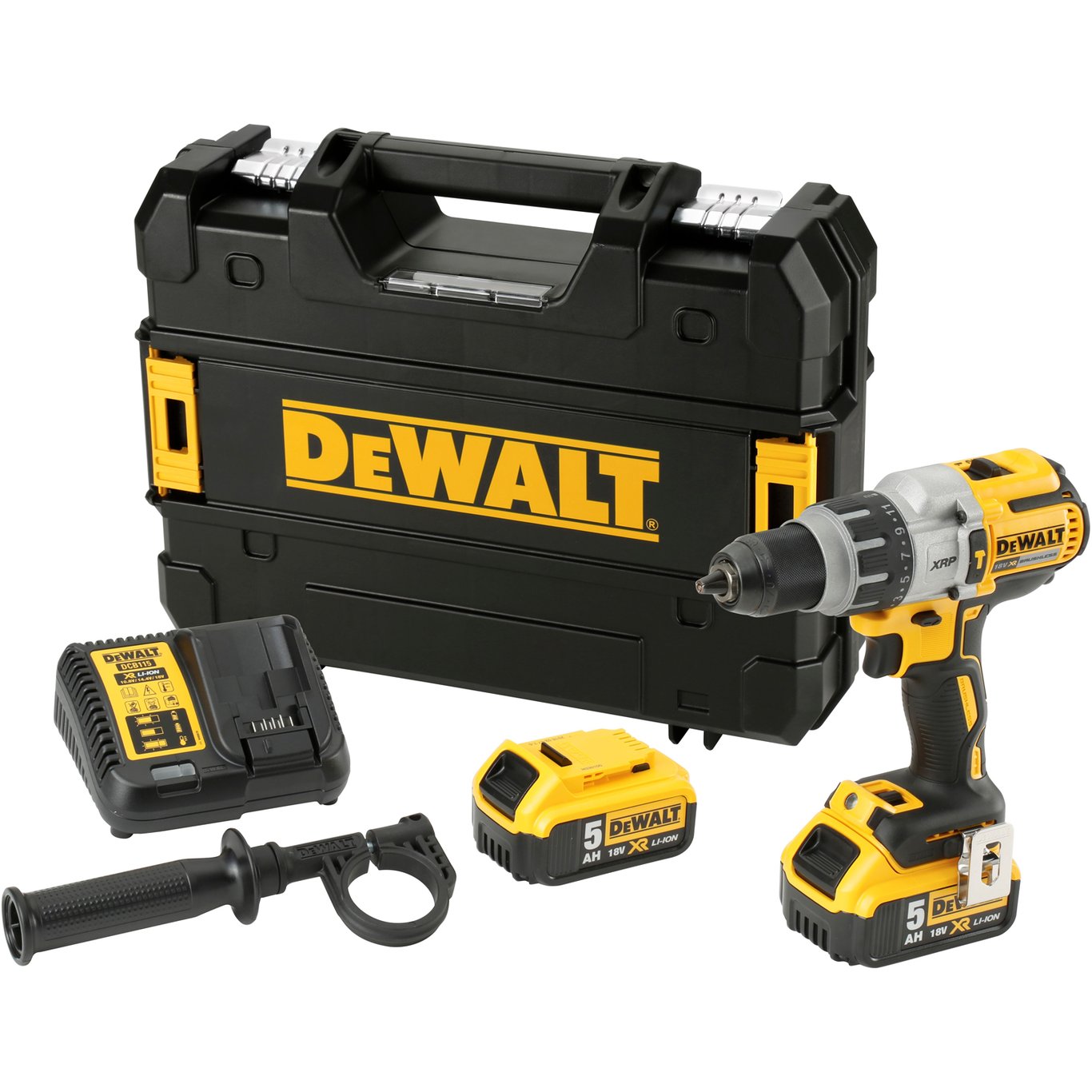 DEWALT SLAGDRILL 18V XR BØRSTELØS 5,0AH BATTERI DEWALT SLAGDRILL 18V XR BØRSTELØS 5,0AH BATTERI