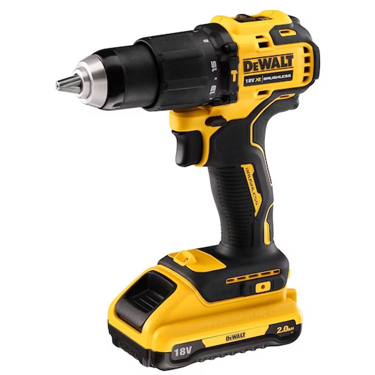 DEWALT SLAGDRILL KOMPAKT 18V XR 2X2,0AH DEWALT SLAGDRILL KOMPAKT 18V XR 2X2,0AH