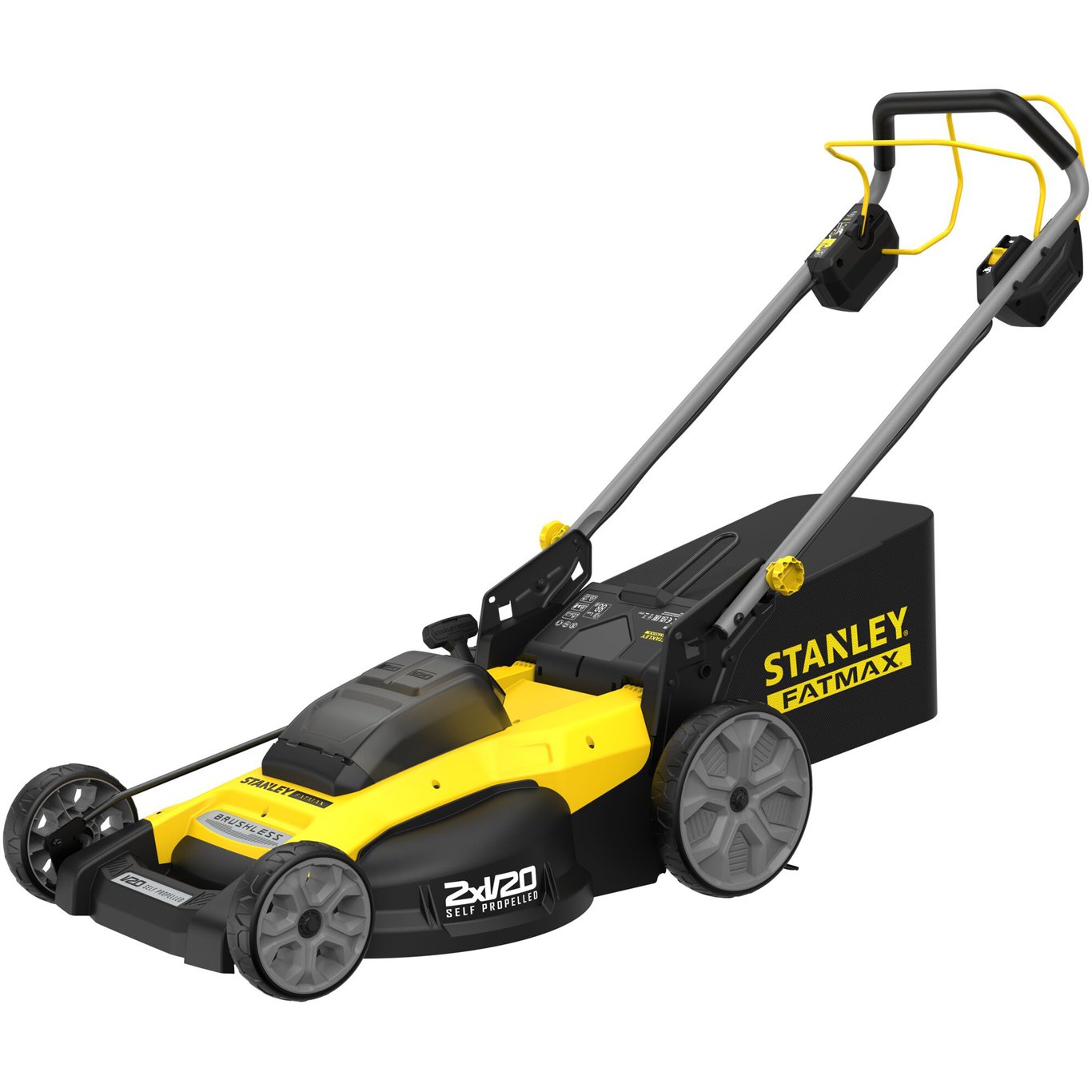 STANLEY FATMAX V20 GRESSKLIPPER M/2X18V 4AH BATTERI OG LADER STANLEY FATMAX V20 GRESSKLIPPER M/2X18V 4AH BATTERI OG LADER