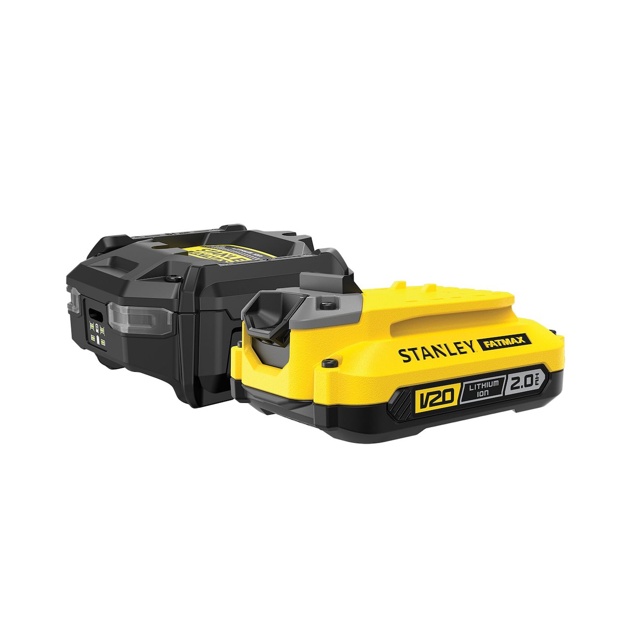 STANLEY FATMAX BATTERIERISETT 18V 1X2AH OG LADER SFM STANLEY FATMAX BATTERIERISETT 18V 1X2AH OG LADER SFM